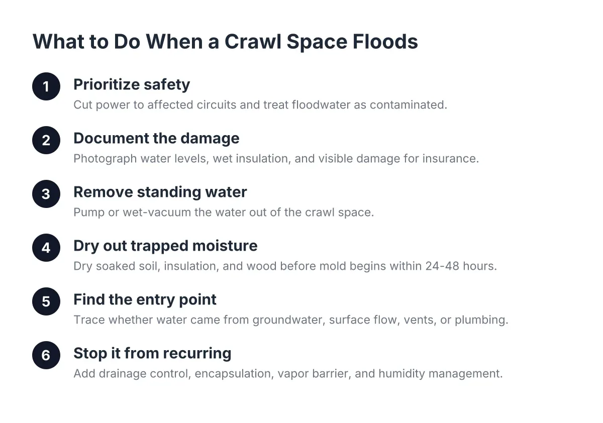 crawl space flooding