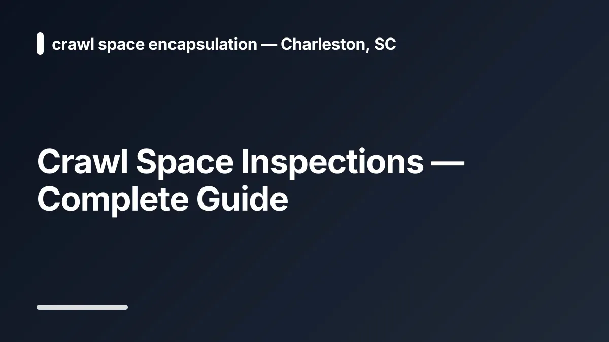 foundation inspection