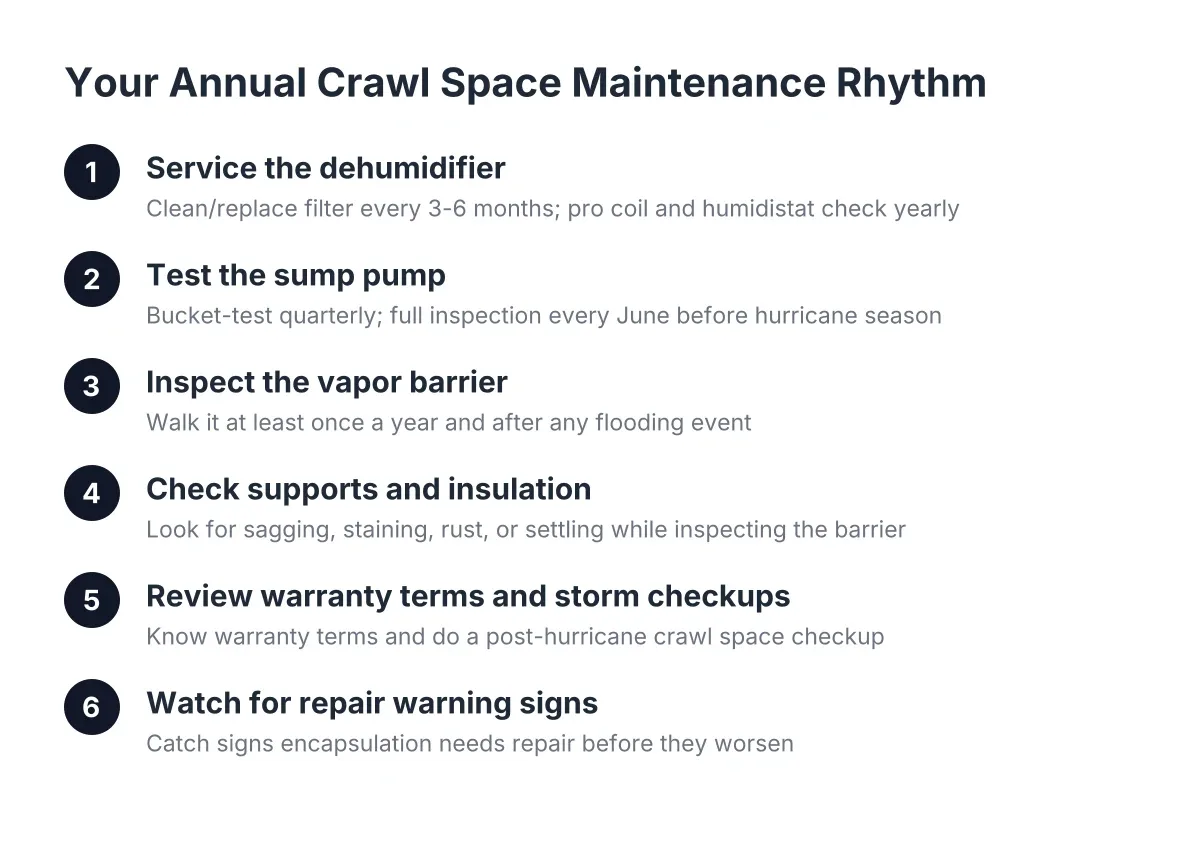 crawl space maintenance