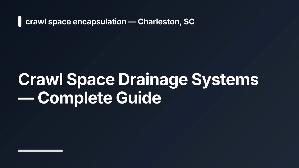 french drain system
